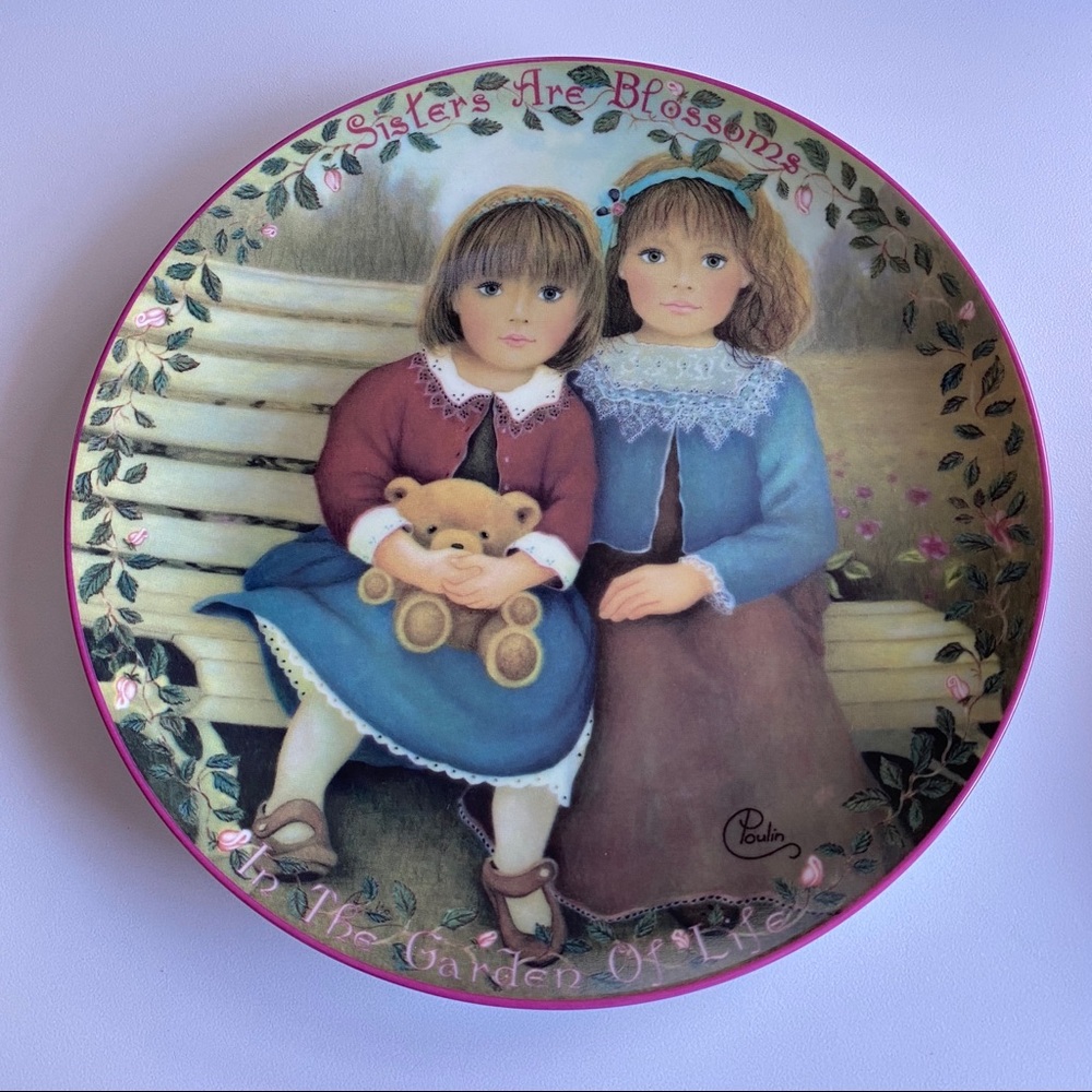 Bradford exchange Kindred Moments sister plate